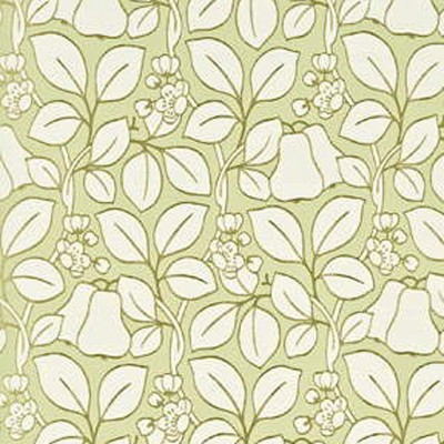 Фото Обои с рисунком - Растение - стиль Английская классика - Зеленые - Купить в Интернет-магазине