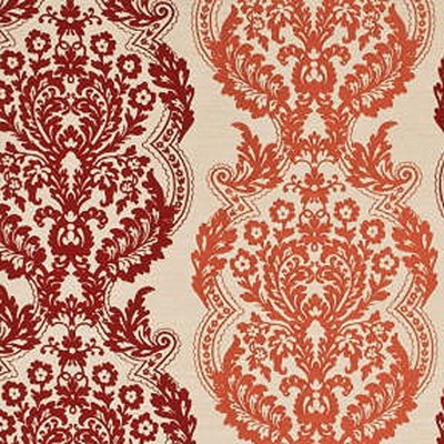 Фото Ткань портьерная с рисунком - Дамаск - стиль Английский - Бежевый - Купить в Интернет-магазине