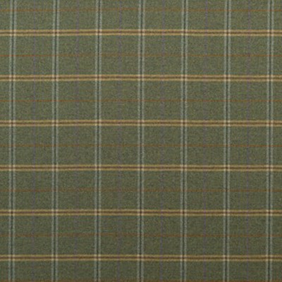 Фото Ткань портьерная с рисунком - Клетка - стиль Английский - Зеленая - Купить в Интернет-магазине