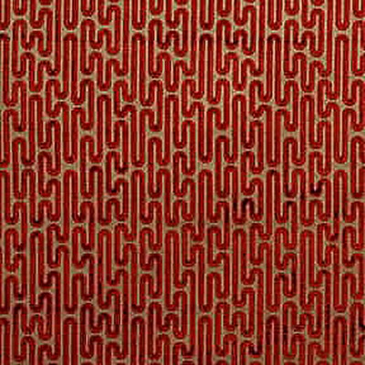 Фото Ткань портьерная с рисунком - Орнамент - стиль Английский - Оранжевый - Купить в Интернет-магазине