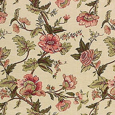 Фото Ткань портьерная с рисунком - Цветы - стиль Английский - Купить в Интернет-магазине