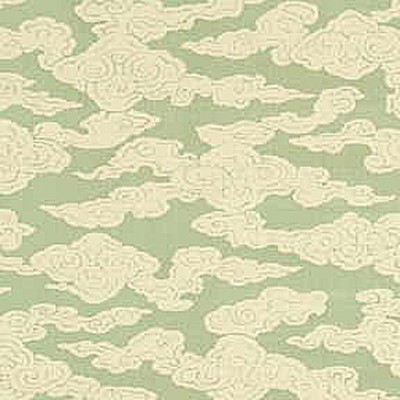 Фото Ткань портьерная с рисунком - Абстракция - стиль Английский - Зеленая - Купить в Интернет-магазине