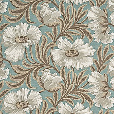 Фото Ткань портьерная с рисунком - Цветы - стиль Английский - Купить в Интернет-магазине