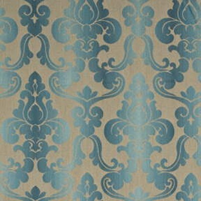 Фото Ткань портьерная с рисунком - Дамаск - стиль Английский - Золотой - Купить в Интернет-магазине