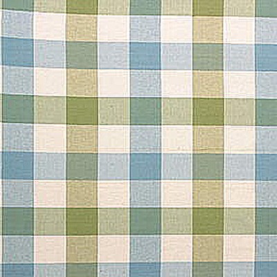 Фото Ткань портьерная с рисунком - Клетка - стиль Английский - Голуба - Купить в Интернет-магазине