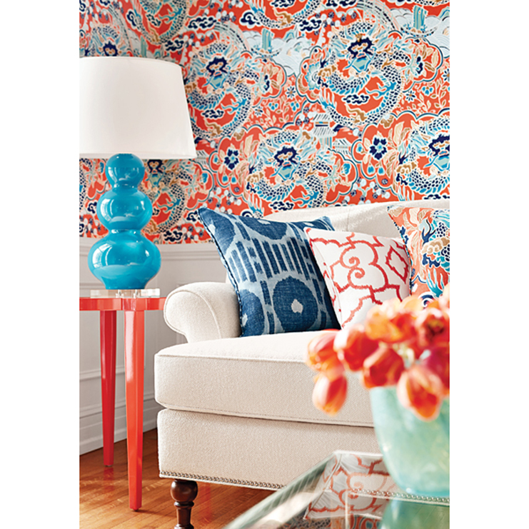 Фото Обои с рисунком - Крупный декор - стиль Американский - Серые - Купить в Интернет-магазине