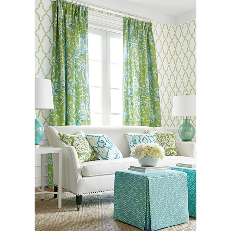 Фото Обои с рисунком - Орнамент - стиль Американский - Серые - Купить в Интернет-магазине