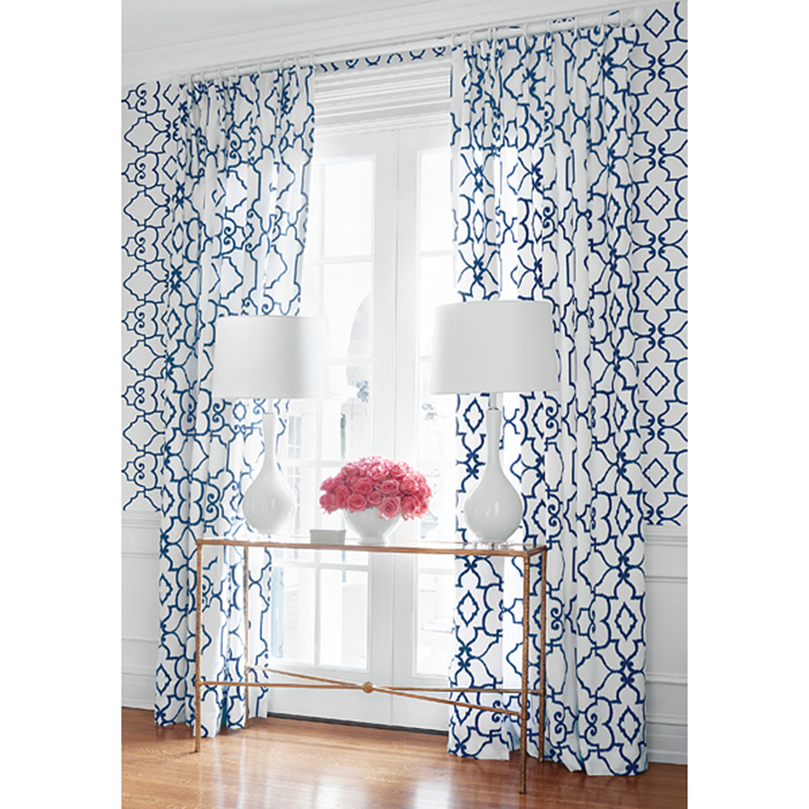 Фото Обои с рисунком - Орнамент - стиль Американский - Белые - Купить в Интернет-магазине