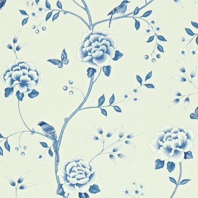 Фото Обои с рисунком - Анималистический принт - стиль Английская классика - Голубы - Купить в Интернет-магазине