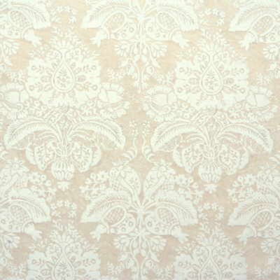 Фото Ткань портьерная с рисунком - Дамаск - стиль Английский - Бежевый - Купить в Интернет-магазине