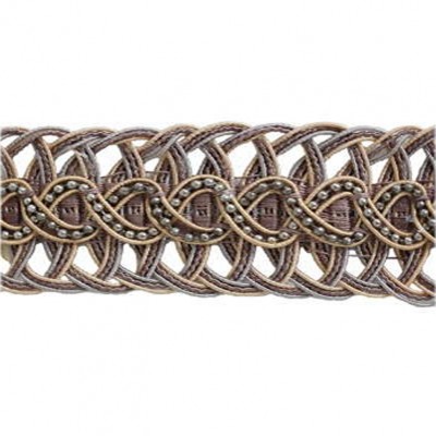 Фото Отделка для текстильных изделий - Тесьма - стиль Английский - Коричневая - Купить в Интернет-магазине