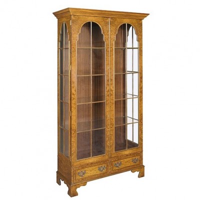 Фото Витрина широкая - стиль Английская классика - Для столовой - Со стеклянными дверями - Bevan Funnell - Buckingham - Купить в Интернет-магазине