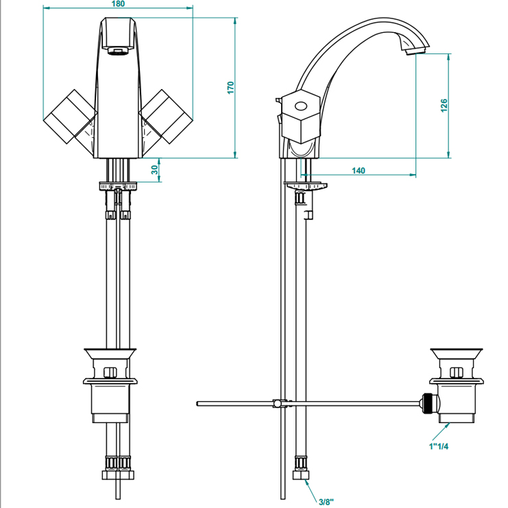 Фото Смеситель для раковины - стиль Европейский - Купить в Интернет-магазине Фото Смеситель для раковины - стиль Европейский - Купить в Интернет-магазине