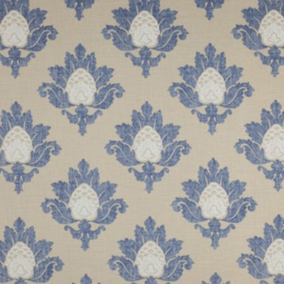 Фото Ткань портьерная с рисунком - Дамаск - стиль Английский - Бежевый - Купить в Интернет-магазине