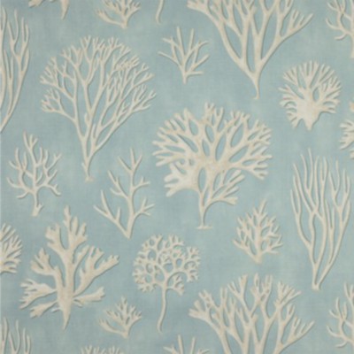 Фото Ткань портьерная с рисунком - Крупный декор - стиль Современный - Бирюзовый - Купить в Интернет-магазине