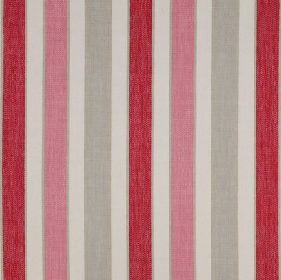 Фото Ткань портьерная с рисунком - Полоски - стиль Английский - Красные - Купить в Интернет-магазине