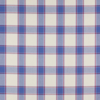 Фото Ткань портьерная с рисунком - Клетка - стиль Английский - Белая - Купить в Интернет-магазине