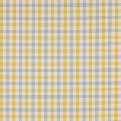 Фото Ткань портьерная с рисунком - Клетка - стиль Английский - Желтая - Купить в Интернет-магазине