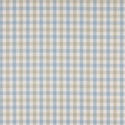 Фото Ткань портьерная с рисунком - Клетка - стиль Английский - Голуба - Купить в Интернет-магазине