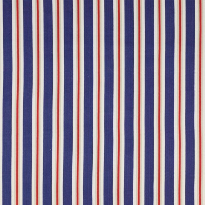 Фото Ткань портьерная с рисунком - Полоски - стиль Английский - Синие - Купить в Интернет-магазине