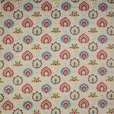 Фото Ткань портьерная с рисунком - Орнамент - стиль Английский - Светло-коричневый - Купить в Интернет-магазине