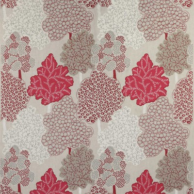 Фото Ткань портьерная с рисунком - Крупный декор - стиль Английский - Светло-серый - Купить в Интернет-магазине