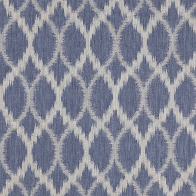 Фото Ткань портьерная с рисунком - Орнамент - стиль Современный - Синий - Купить в Интернет-магазине