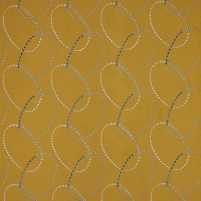 Фото Ткань портьерная с рисунком - Орнамент - стиль Современный - Желтый - Купить в Интернет-магазине