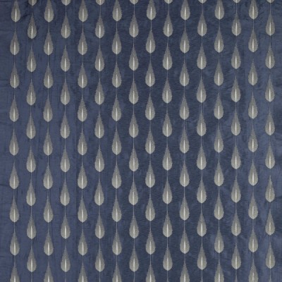 Фото Ткань портьерная с рисунком - Орнамент - стиль Современный - Синий - Купить в Интернет-магазине