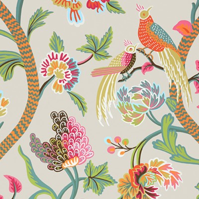 Фото Обои с рисунком - Анималистический принт - стиль Американский - Светло-серые - Купить в Интернет-магазине