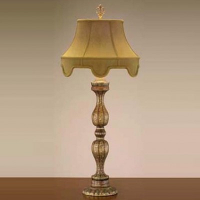 Фото Настольная лампа - стиль Американская классика - Деревянная - Купить в Интернет-магазине