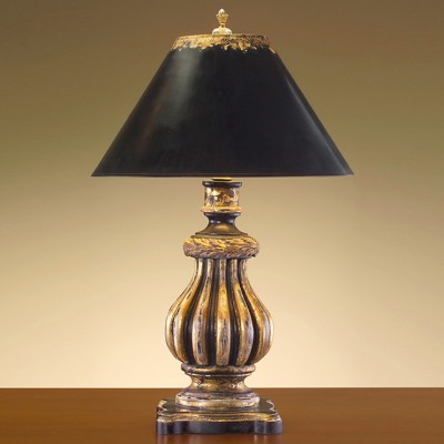 Фото Настольная лампа - стиль Американская классика - Деревянная - Купить в Интернет-магазине