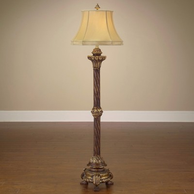 Фото Торшер - стиль Американская классика - Деревянный - Купить в Интернет-магазине