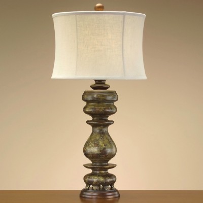 Фото Настольная лампа - стиль Американская классика - Деревянная - Купить в Интернет-магазине