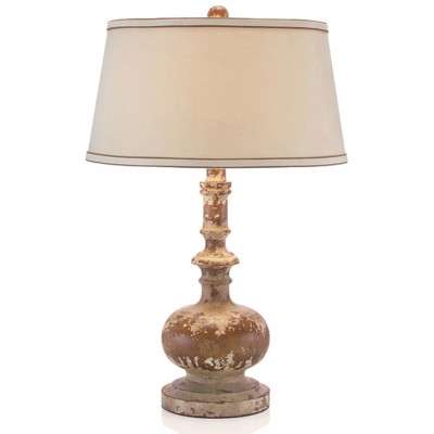 Фото Настольная лампа - стиль Американская классика - Деревянная - Купить в Интернет-магазине