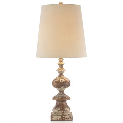 Фото Настольная лампа - стиль Американская классика - Деревянная - Купить в Интернет-магазине