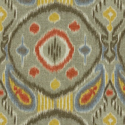 Фото Ткань портьерная с рисунком - Орнамент - стиль Современный - Серый - Купить в Интернет-магазине