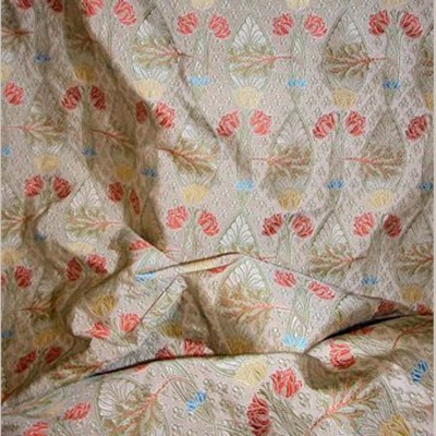 Фото Ткань портьерная с рисунком - Цветы - стиль Английский - Купить в Интернет-магазине