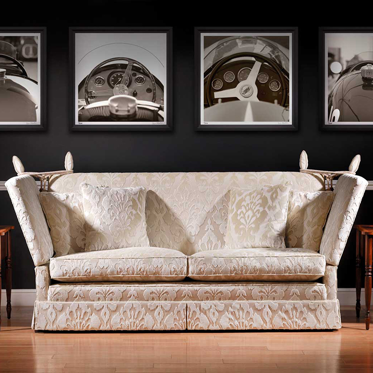 Фото Диван большой - стиль Английская классика - Для гостиной - Купить в Интернет-магазине