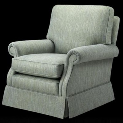 Фото Кресло обитое - стиль Английская классика - Для гостиной - удобное кресло производства США - Artistic - Draycott Design - Купить в Интернет-магазине