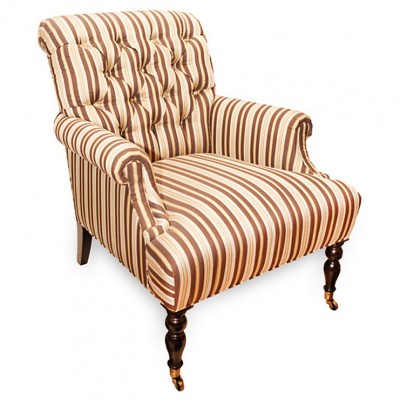 Фото Кресло обитое - стиль Американская классика - Для гостиной - удобное кресло производства США - Lillian August - Lillian August Design - Купить в Интернет-магазине
