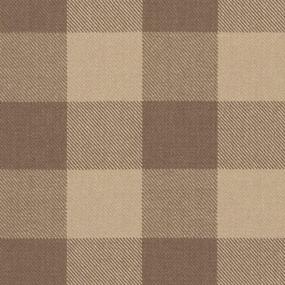 Фото Ткань портьерная с рисунком - Клетка - стиль Американский - Коричневая - Купить в Интернет-магазине