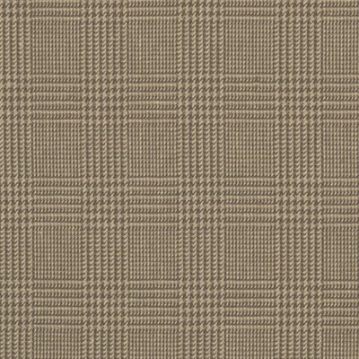 Фото Ткань портьерная с рисунком - Клетка - стиль Американский - Коричневая - Купить в Интернет-магазине