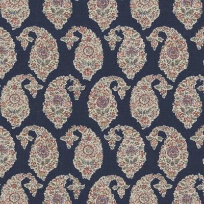 Фото Ткань портьерная с рисунком - Пейсли - стиль Американский - Купить в Интернет-магазине