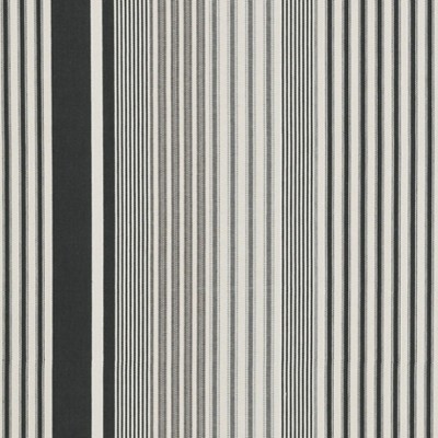 Фото Ткань портьерная с рисунком - Полоски - стиль Американский - Черные - Купить в Интернет-магазине