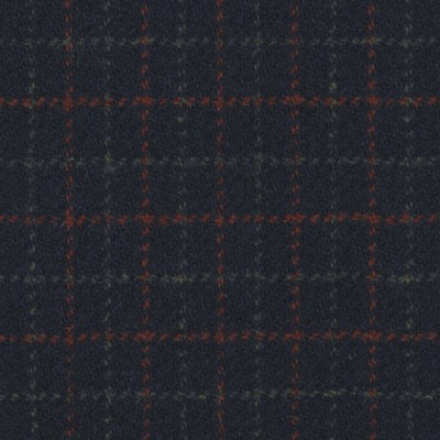 Фото Ткань портьерная с рисунком - Клетка - стиль Американский - Синяя - Купить в Интернет-магазине