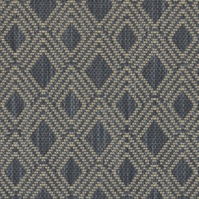 Фото Ткань портьерная с рисунком - Орнамент - стиль Американский - Синий - Купить в Интернет-магазине