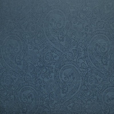 Фото Ткань портьерная с рисунком - Дамаск - стиль Американский - Синий - Купить в Интернет-магазине