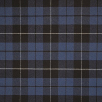 Фото Ткань портьерная с рисунком - Клетка - стиль Американский - Синяя - Купить в Интернет-магазине