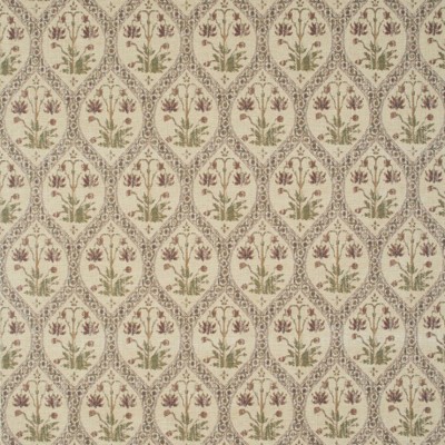 Фото Ткань портьерная с рисунком - Дамаск - стиль Английский - Бежевый - Купить в Интернет-магазине